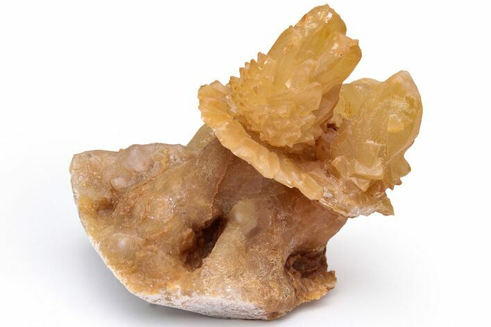 Cave Calcite Stalactites with Fluorescent Calcite - Wenshan Mine #223535